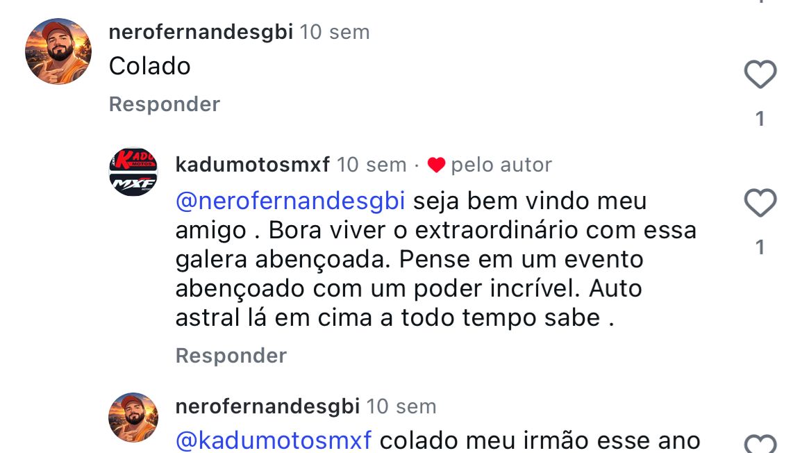 Comentário nerofernandesgbi