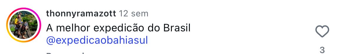 Comentário thonnyramazott